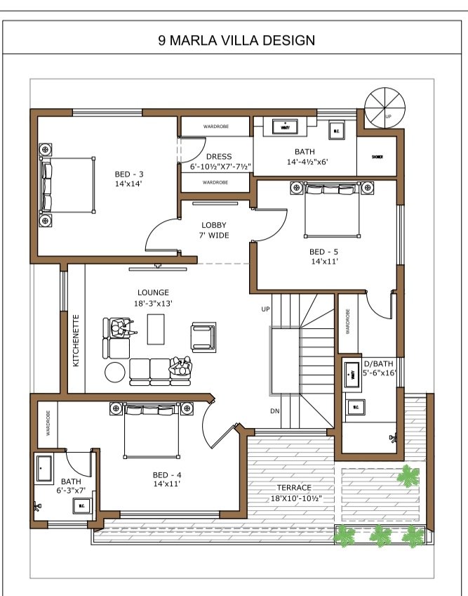9 marla 9 Marla Luxury Villa For Sale
